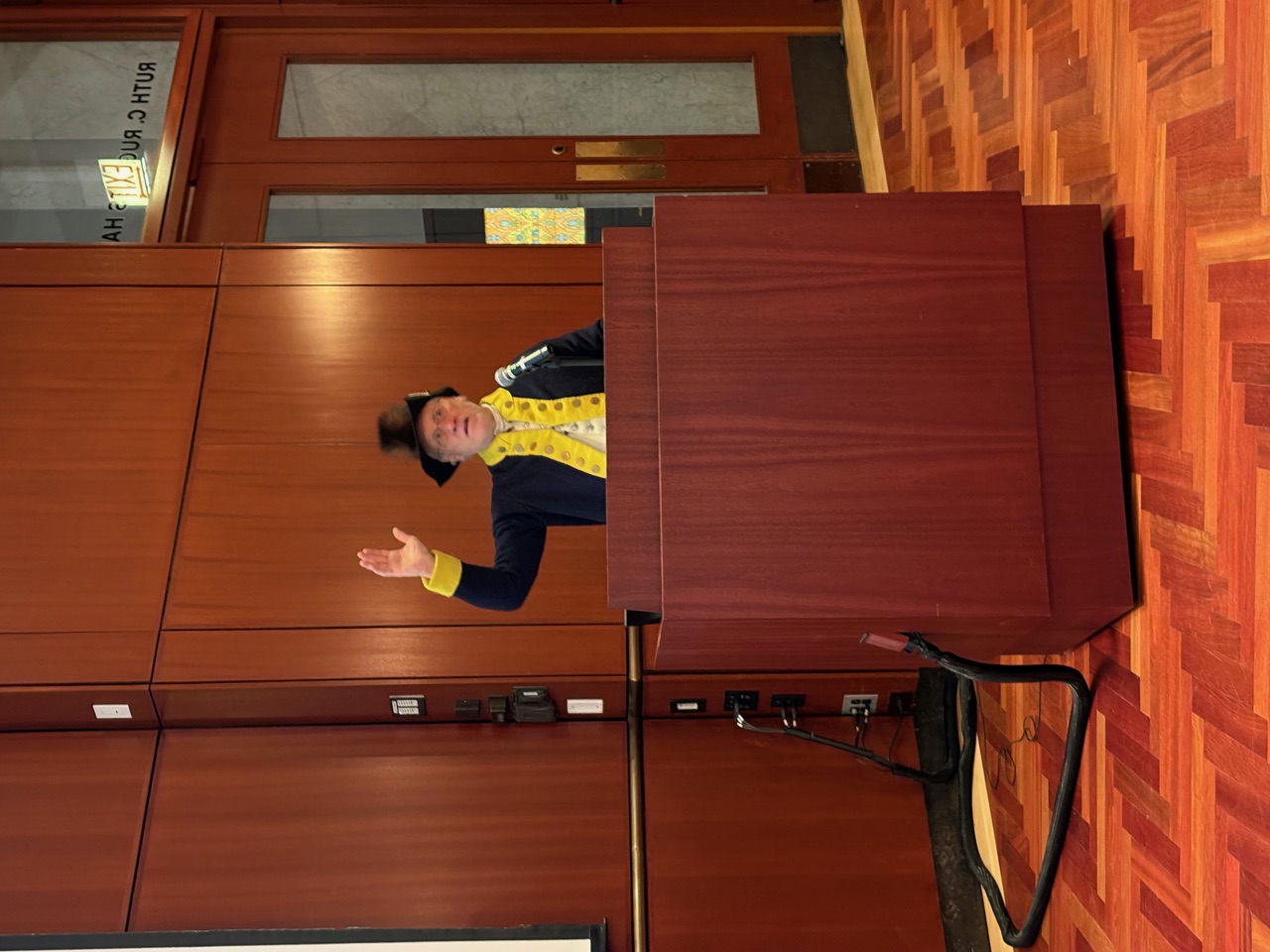 Stephen Schwab at the Newberry Library program